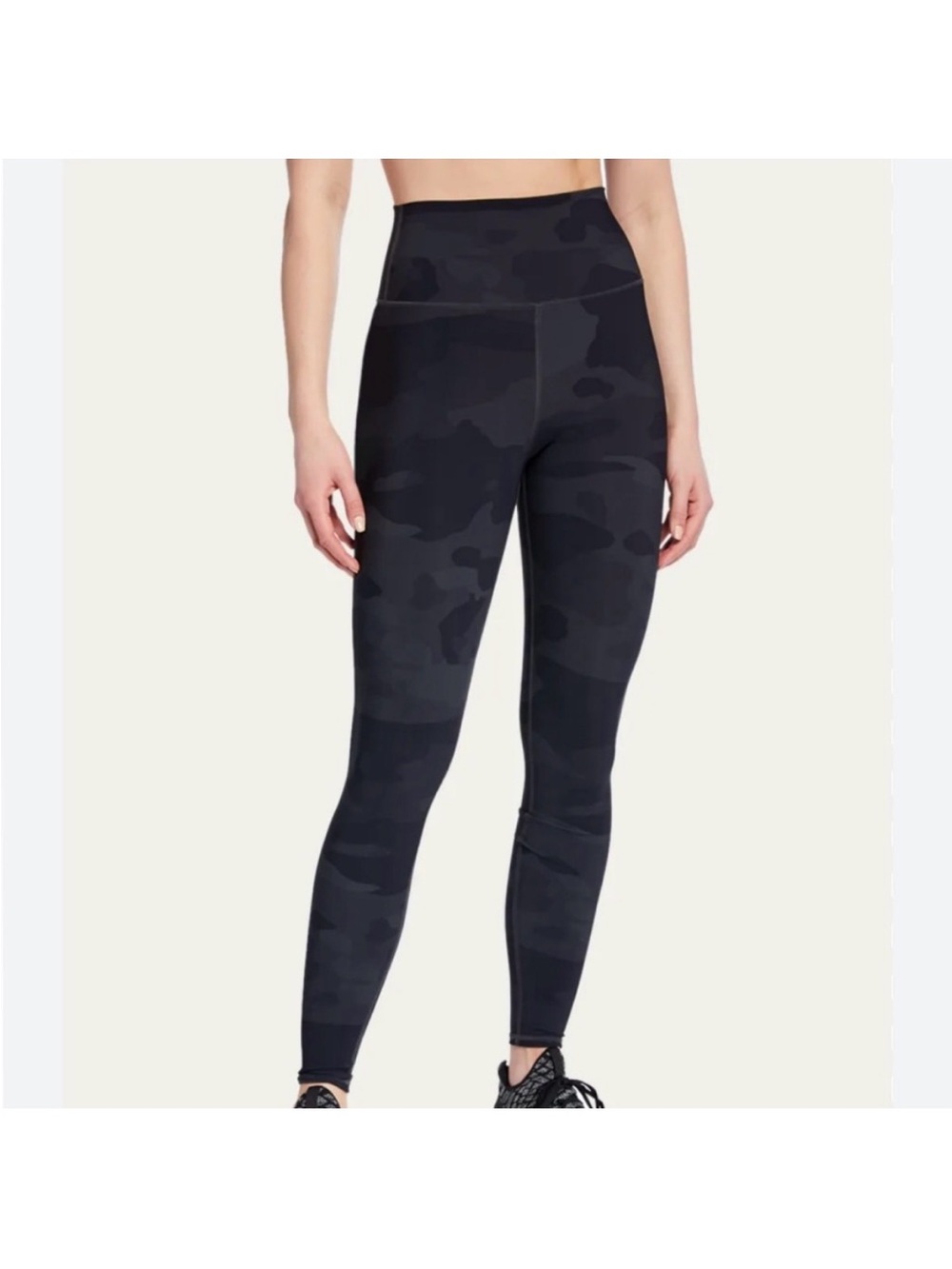 Alo Yoga Vapor High-Waist Performance Leggings Black Camo Womenโs MEDIUM